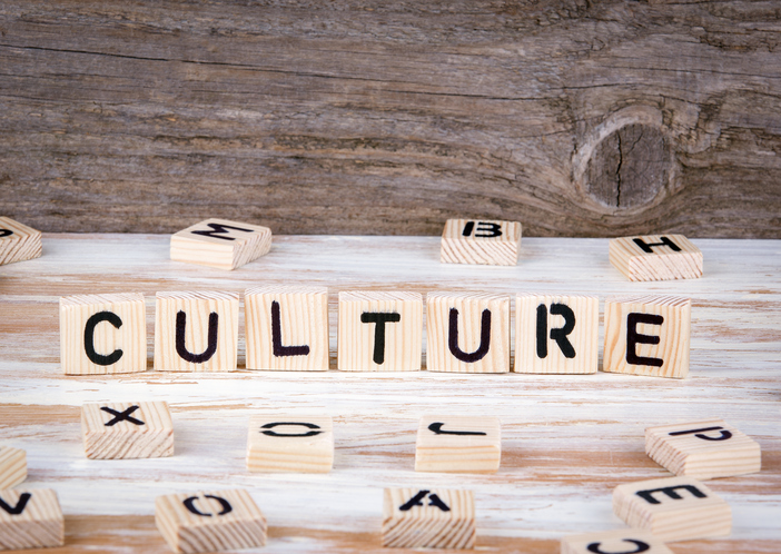 Photo of letters spelling out the word "Culture"